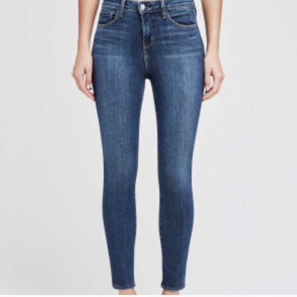 L'AGENCE Denim - L’Agence Dark Brigitte Skinny Jeans in Bay 28